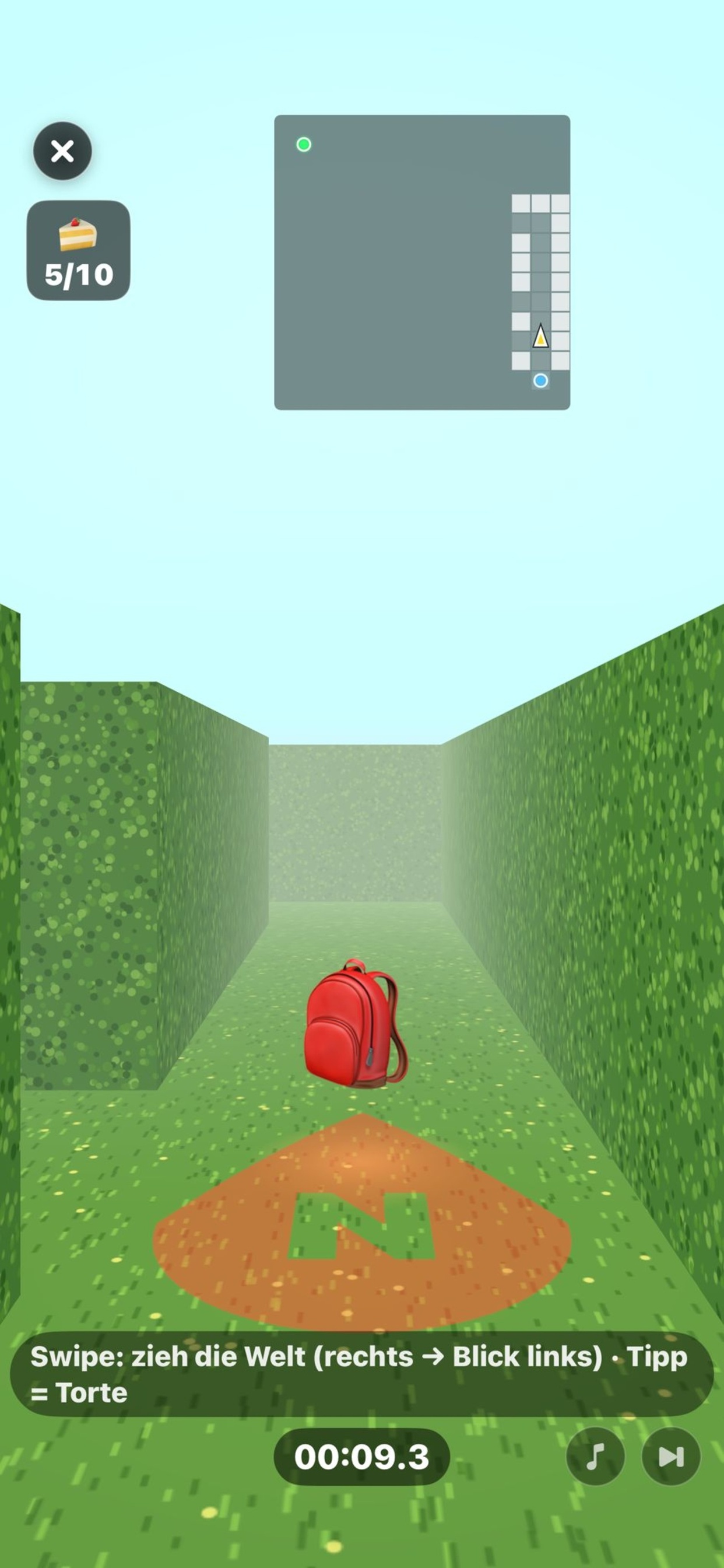 Backpack-Goodie eingesammelt
